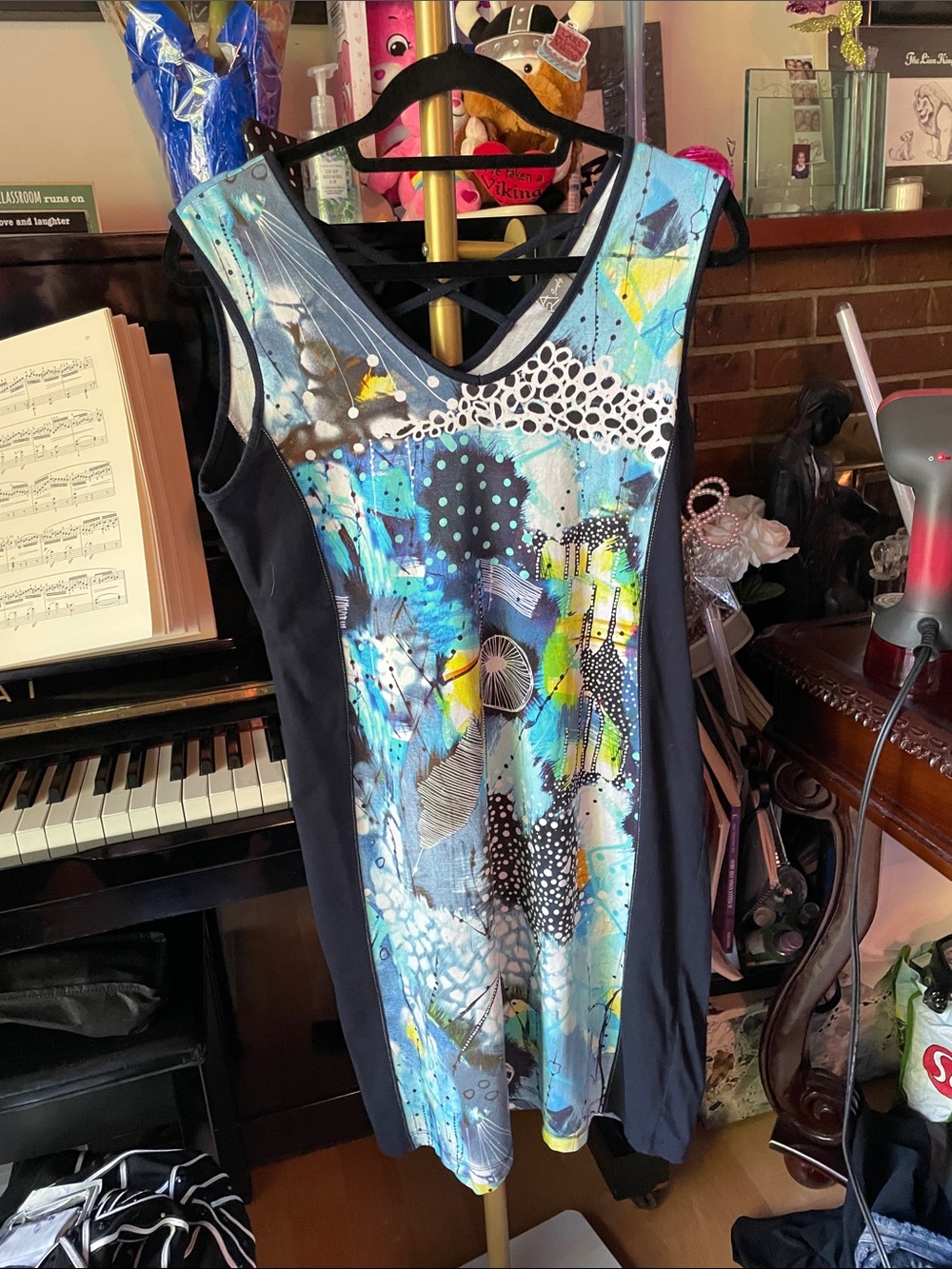 Dolcezza Simply Art “The Love of Blue Happiness” Dress